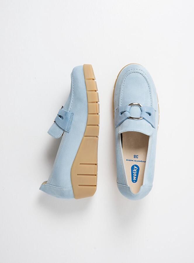 Wolky Dames Nieuw 01786 Augusta Lichtblauw