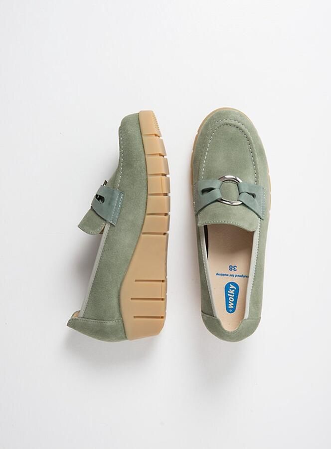 Wolky Dames Nieuw 01786 Augusta Lichtgroen