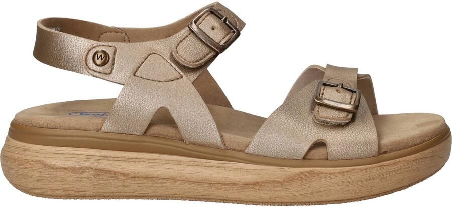 Wolky Sophia Terrassa Sandalen Dames Goud