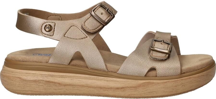 Wolky Sophia Terrassa Sandalen Dames Goud
