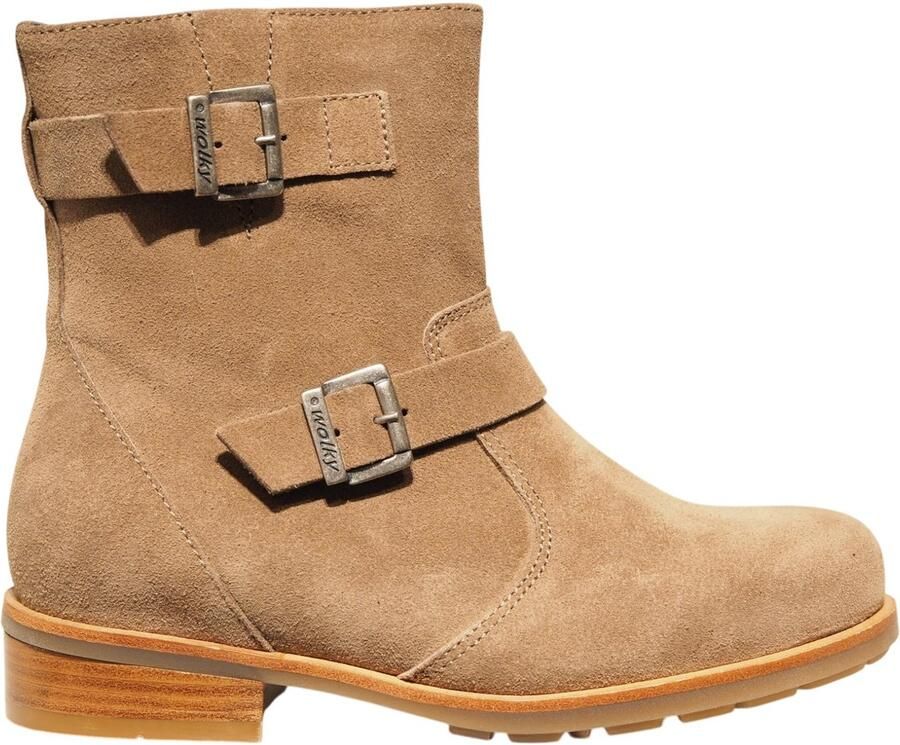 Wolky 0448640-390 dames enkellaarzen sportief beige