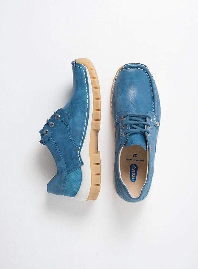 Wolky Dames Nieuw 04708 Seamy Fly Summer Blauw