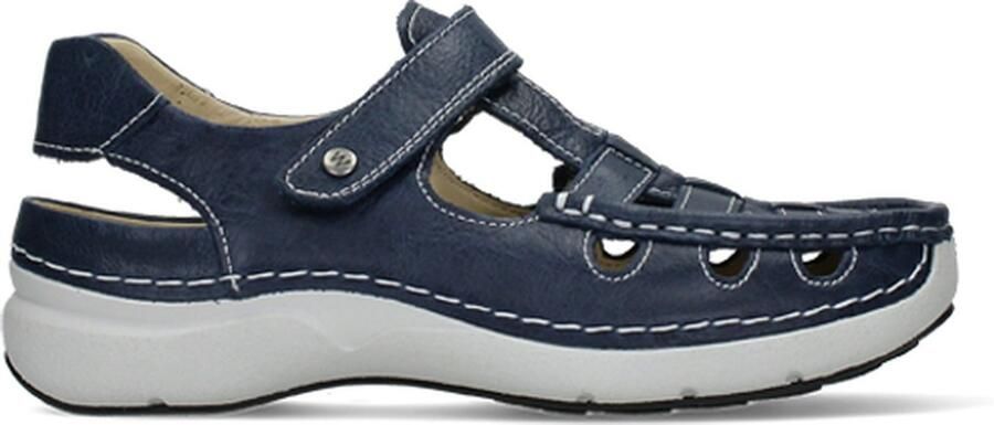 Wolky Dames Sandaal Rolling Sun Oxford 0720435 800 Blauw - Foto 8