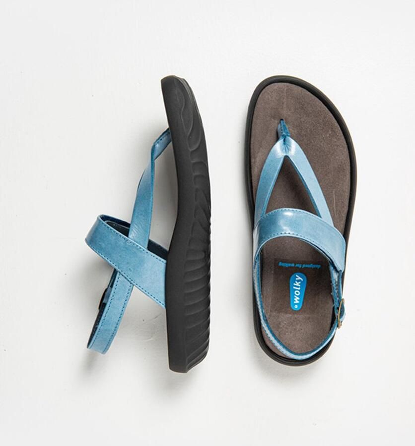 Wolky Dames Sandalen 00882 Cebu Lichtblauw