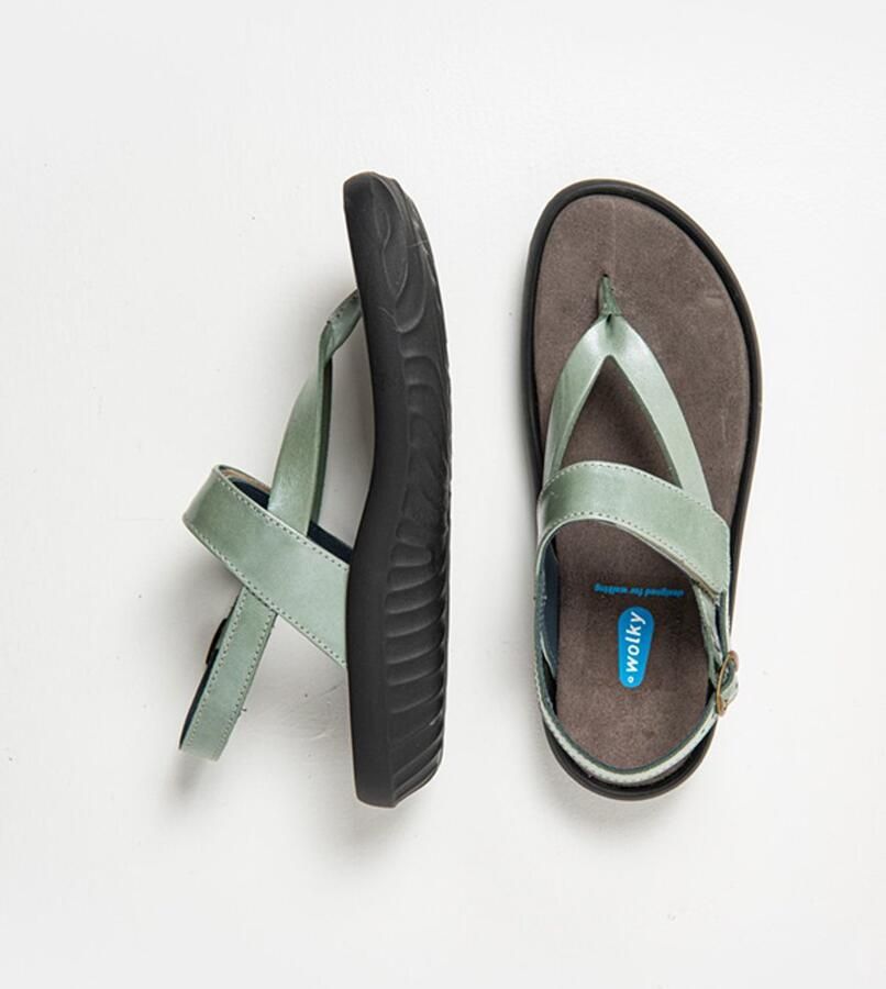 Wolky Dames Sandalen 00882 Cebu Lichtgroen