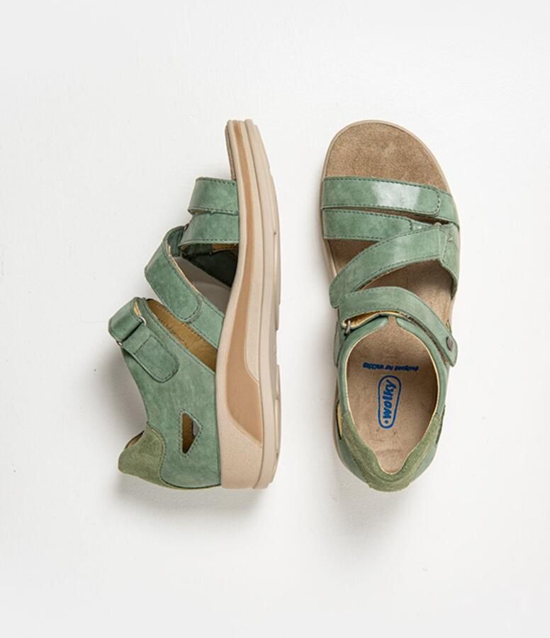 Wolky Dames Sandalen 01055 Desh Lichtgroen
