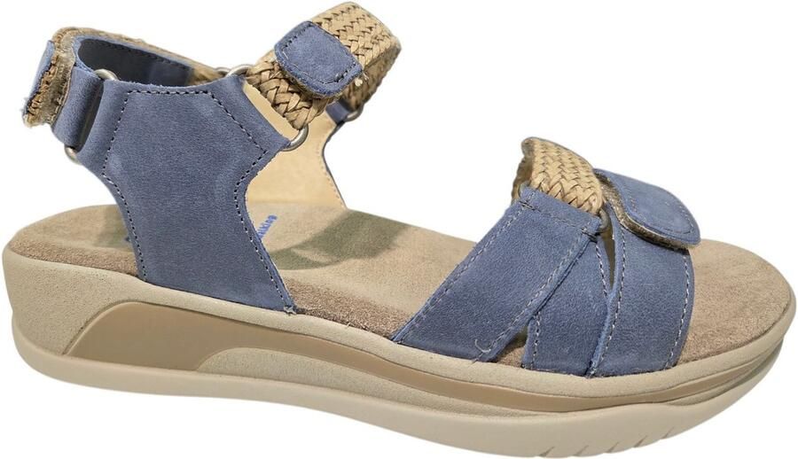Wolky Dames Sandalen 01056 Acula Blauw