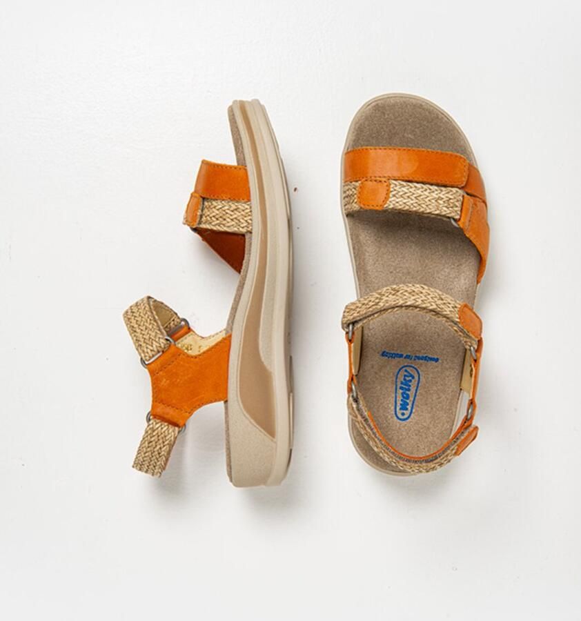 Wolky Dames Sandalen 01056 Acula Oranje