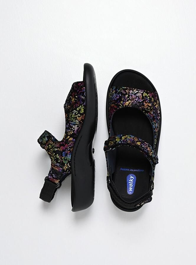 Wolky Dames Sandalen 01300 Salvia Zwart