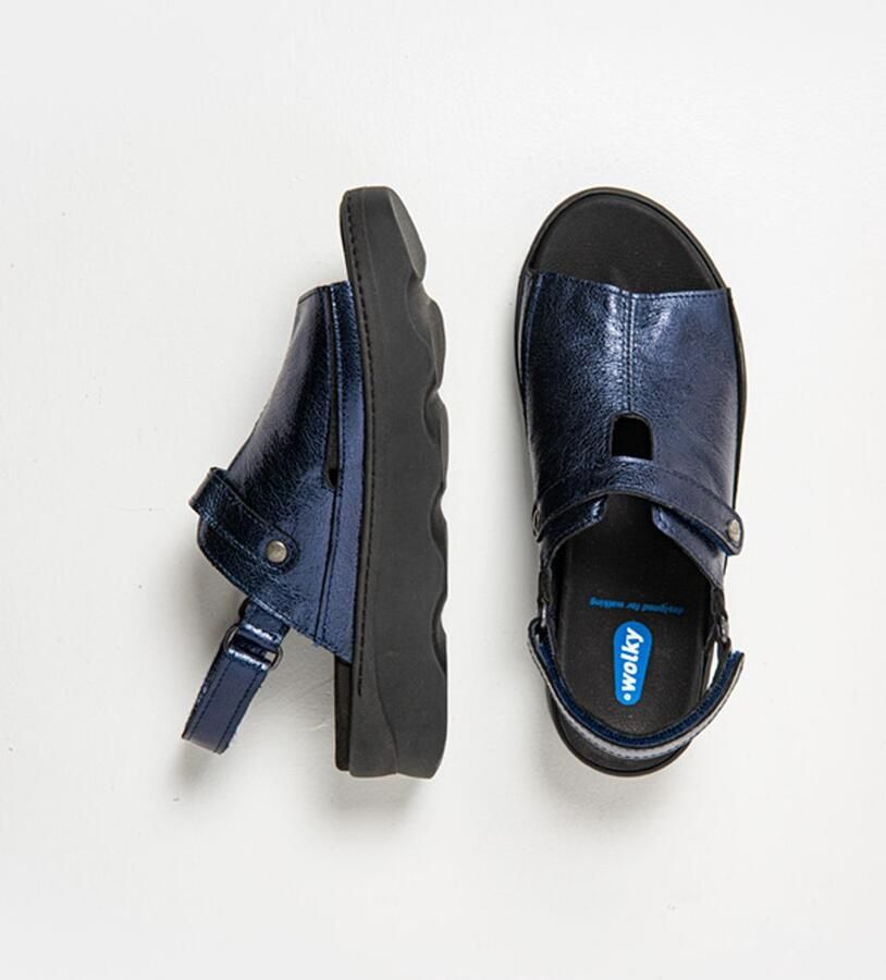 Wolky Dames Sandalen 02353 Laprida S2F Blauw