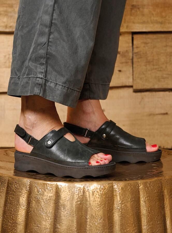 Wolky Dames Sandalen 02353 Laprida Zwart