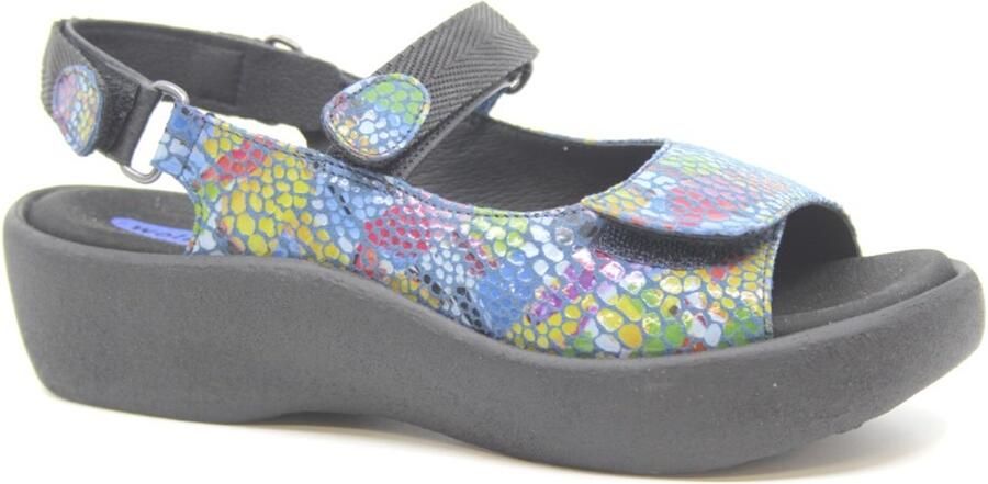 Wolky Dames Sandalen 03204 Jewel Blauw