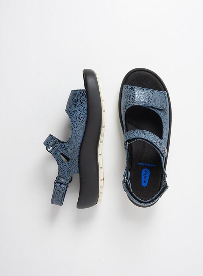 Wolky Dames Sandalen 03333 Brasilia Blauw - Foto 3