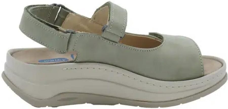 Wolky Dames Sandalen 03350 Adura Lichtgroen