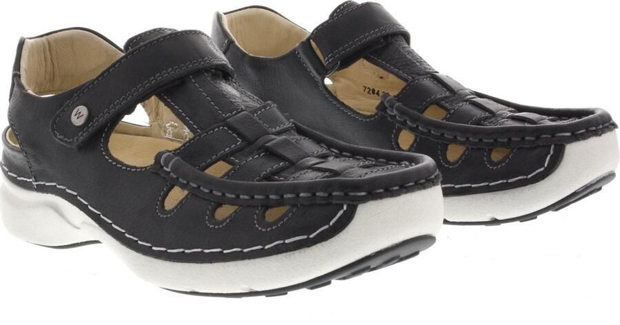 Wolky Rolling Sun 0720435 070 Dames Wandelsandaal Zwart - Foto 9