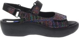 Wolky 0320478.970 Jewel sandaal Giza Print Black Multi