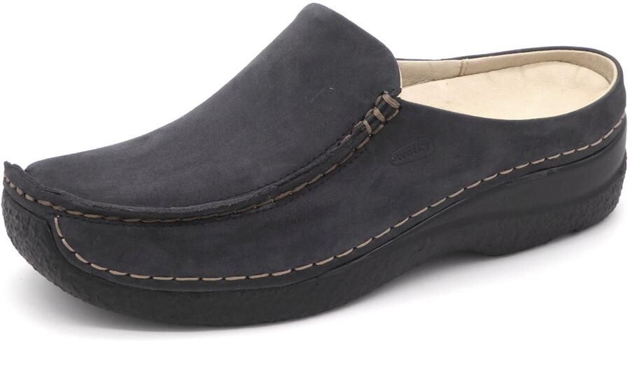 Wolky Dames Slipper Seamy Slide 0625015-800 Donkerblauw - Foto 2