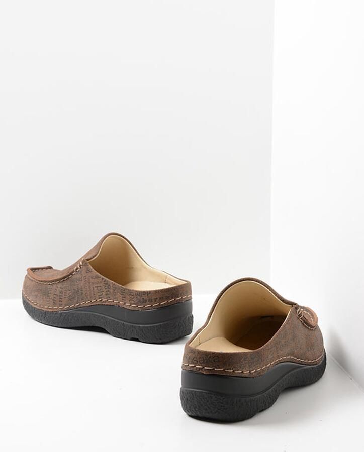 Wolky Dames Slipper Seamy Slide 0625091-360 Camel Print - Foto 2