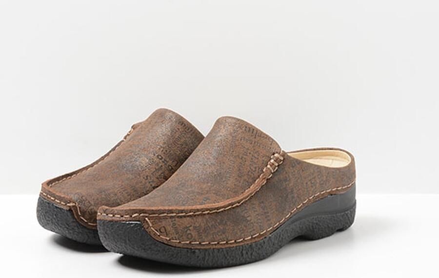 Wolky Dames Slipper Seamy Slide 0625091-360 Camel Print - Foto 8