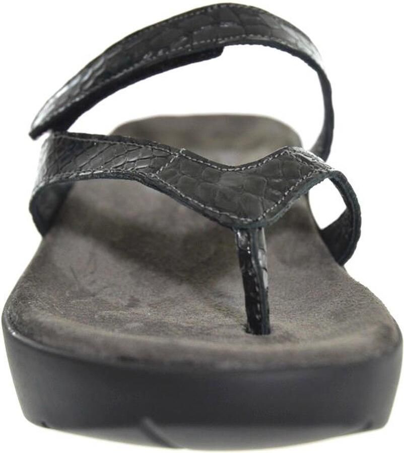Wolky Dames Slippers 0020067-210 Bassa Mini Croco Antraciet - Foto 2