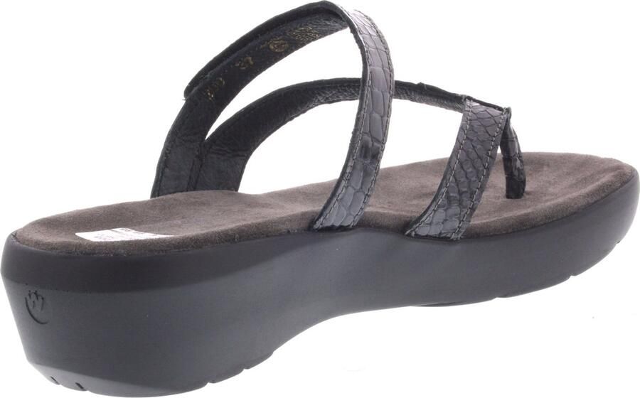 Wolky Dames Slippers 0020067-210 Bassa Mini Croco Antraciet - Foto 8