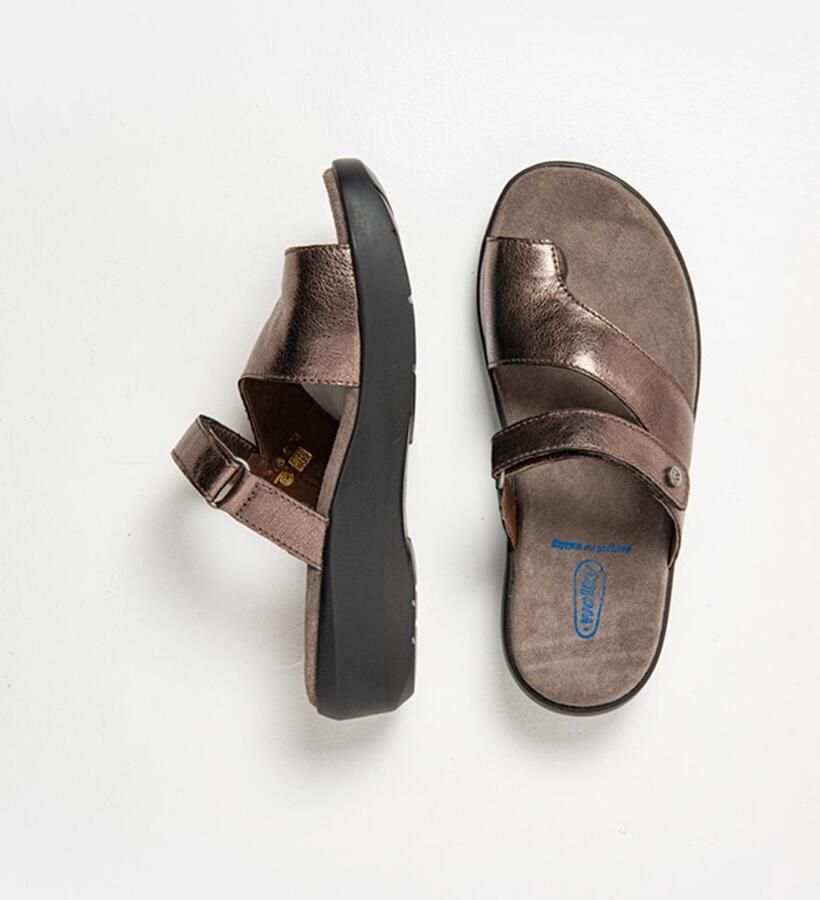 Wolky Dames Slippers 00203 Collins Bruin