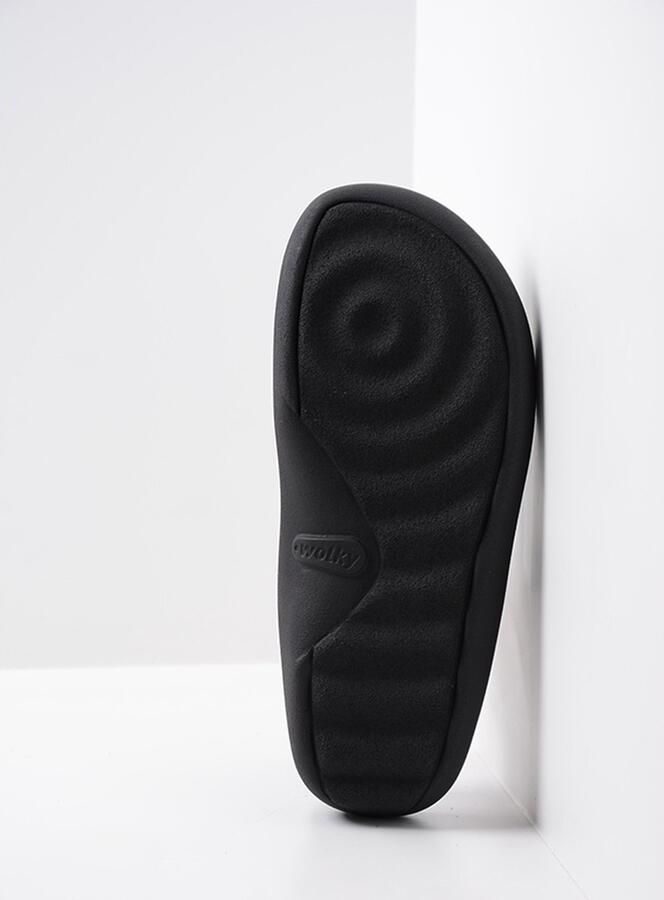Wolky Zomerse Zwarte Leren Flip-Flops voor Vrouwen Black Dames - Foto 6