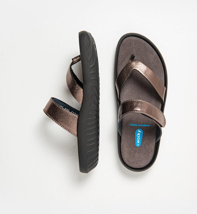 Wolky Dames Slippers 00880 Tahiti Bruin