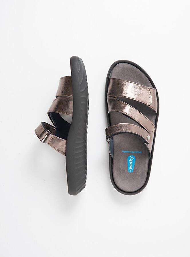 Wolky Dames Slippers 00885 Sense Bruin