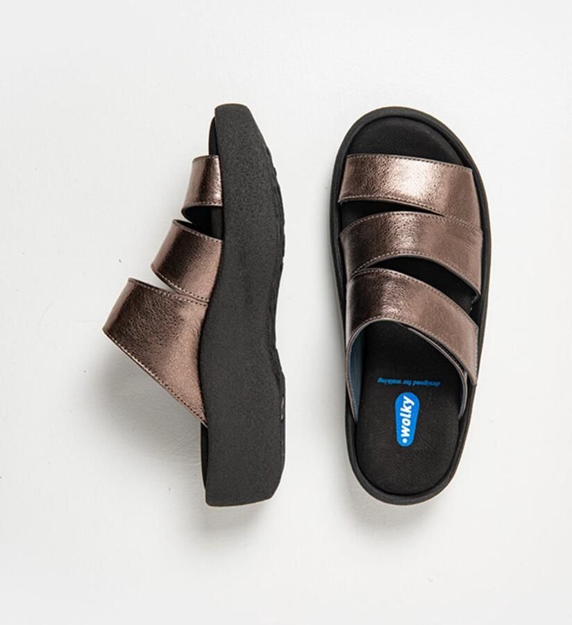 Wolky Dames Slippers 03207 Aporia Bruin