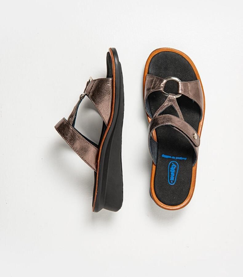 Wolky Dames Slippers 03307 Isa Bruin