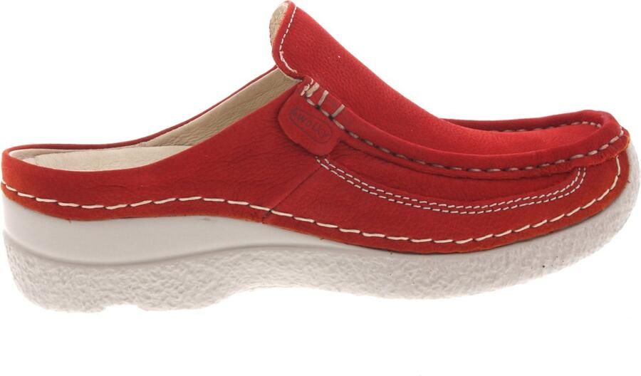 Wolky Dames Slippers Roll Slide Red 0620211 Rood
