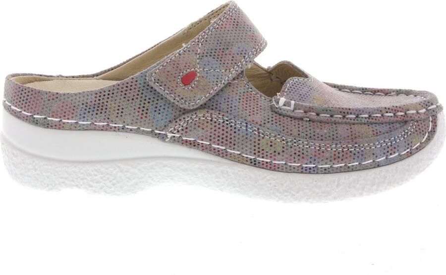 Wolky Comfortschoenen Roll Slipper taupe flower - Foto 6