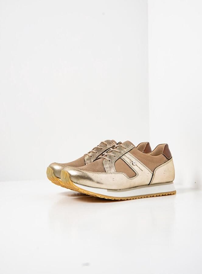 Wolky Dames Sneakers 05804 e-Walk Goud