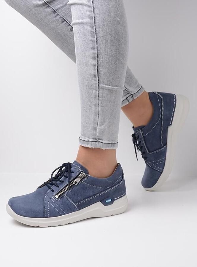 Wolky Dames Veterschoenen 0660911-820 Feltwell Antique Jeansblauw - Foto 8