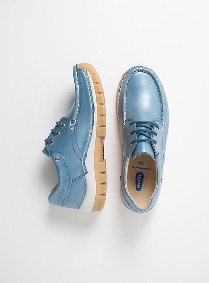 Wolky Veterschoenen 04701 Fly Summer Lichtblauw