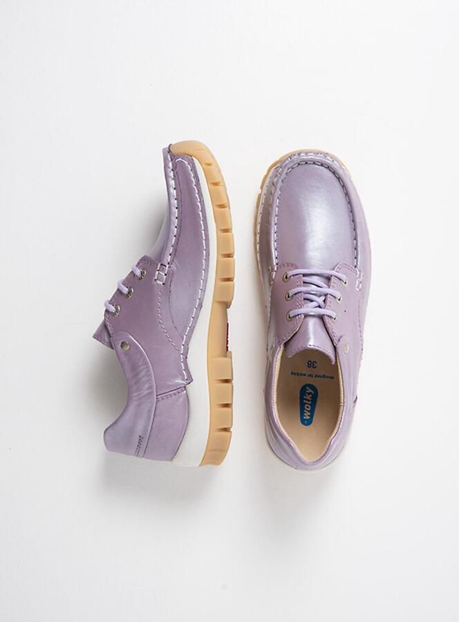 Wolky Dames Veterschoenen 04701 Fly Summer Paars