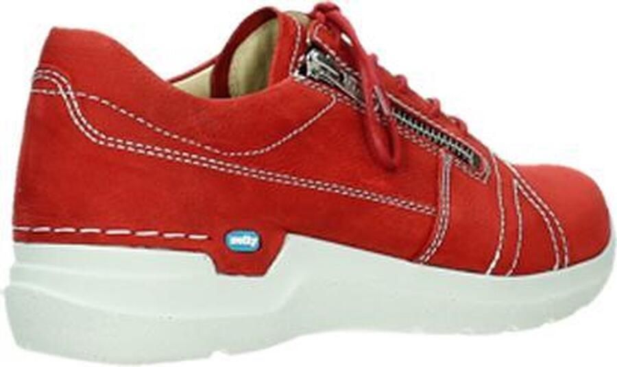 Wolky Dames Veterschoenen 0660911-570 Feltwell Antique Rood - Foto 11