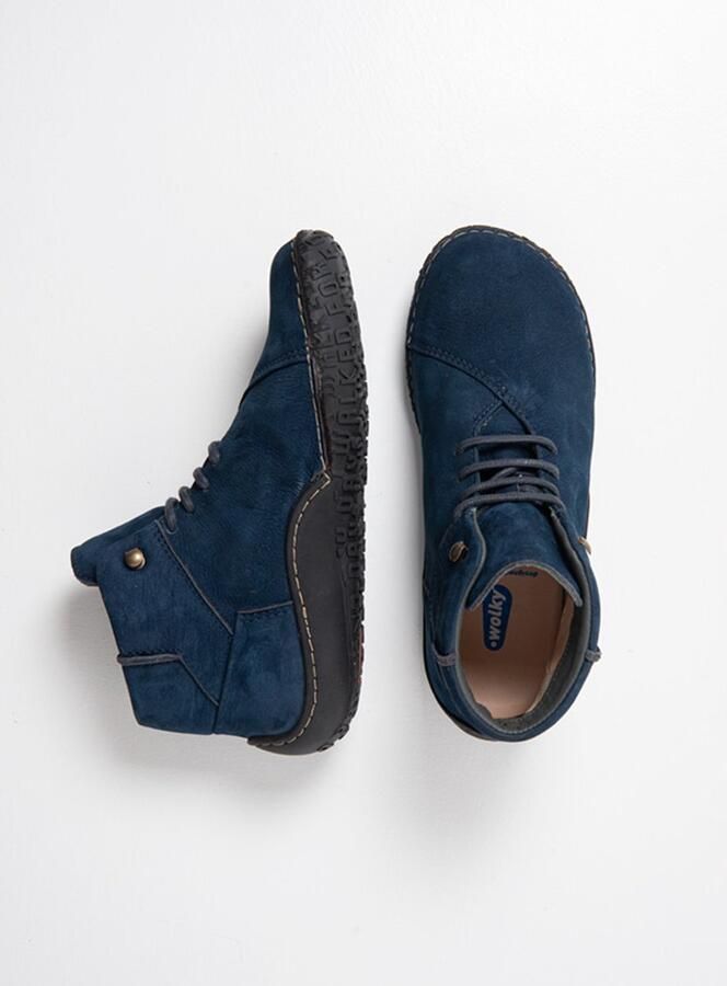 Wolky Dames Veterschoenen 08361 Mokola Donkerblauw