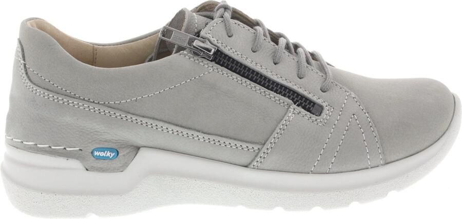 Wolky Dames Veterschoen Feltwell 0660911 206 Lichtgrijs Nubuck - Foto 18