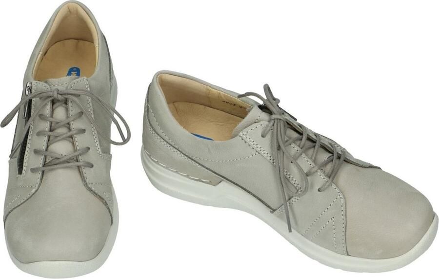 Wolky Dames Veterschoen Feltwell 0660911 206 Lichtgrijs Nubuck - Foto 16