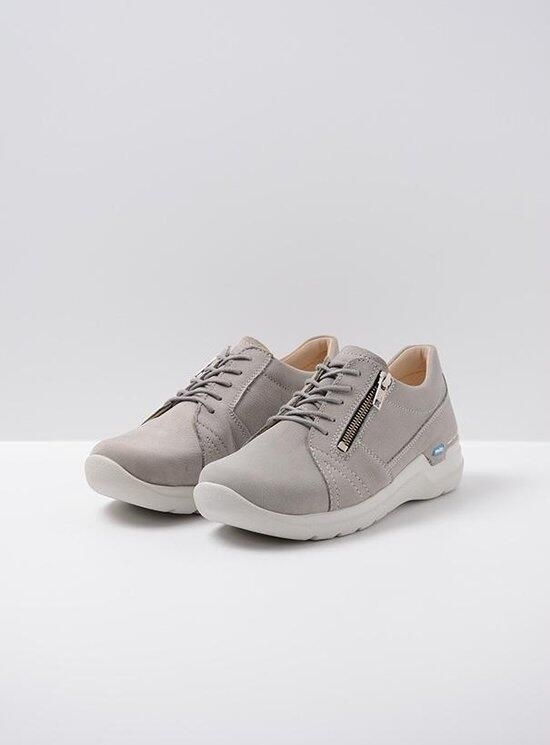 Wolky Dames Veterschoen Feltwell 0660911 206 Lichtgrijs Nubuck - Foto 16