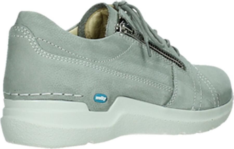 Wolky Dames Veterschoen Feltwell 0660911 206 Lichtgrijs Nubuck - Foto 15