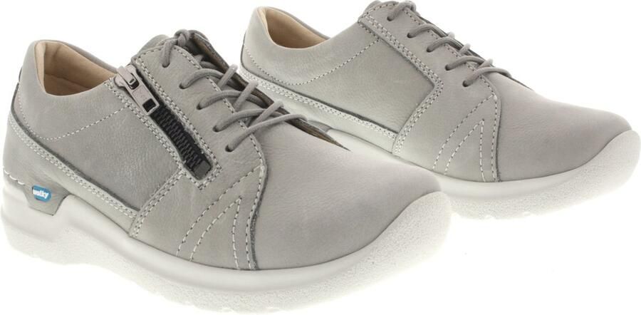 Wolky Dames Veterschoen Feltwell 0660911 206 Lichtgrijs Nubuck - Foto 19