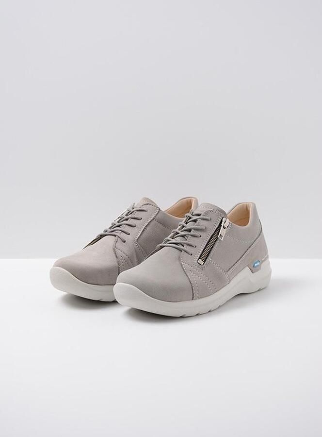 Wolky Dames Veterschoen Feltwell 0660911 206 Lichtgrijs Nubuck - Foto 9