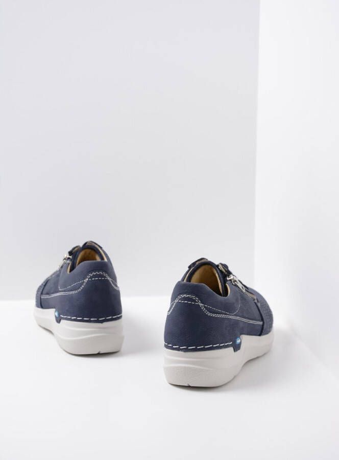 Wolky Dames Veterschoenen 0660911-820 Feltwell Antique Jeansblauw - Foto 3