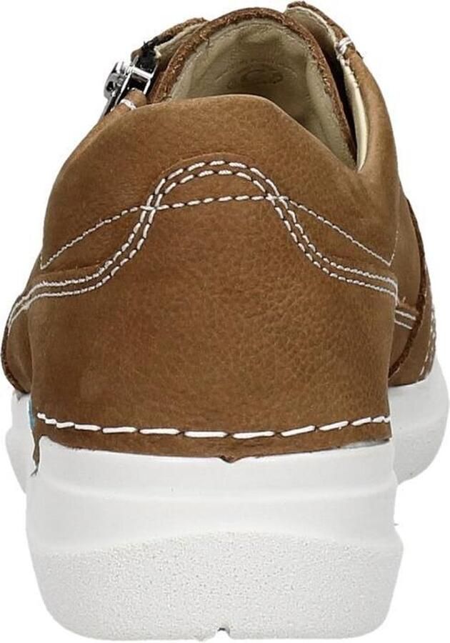 Wolky Dames Veterschoen Feltwell 0660911 410 Cognac Nubuck