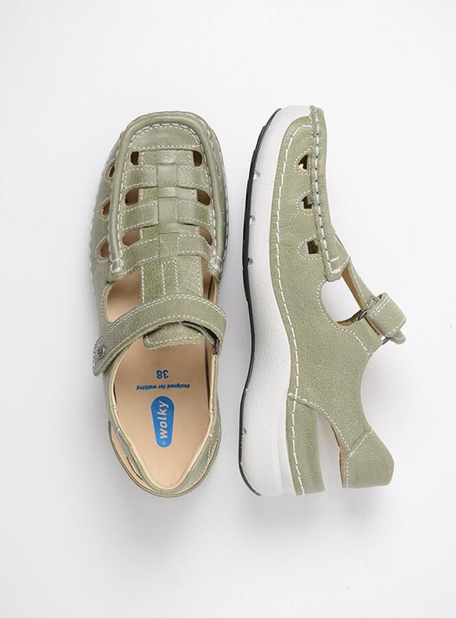 Wolky Comfortschoenen Rolling Sun lichtgroen leer - Foto 5