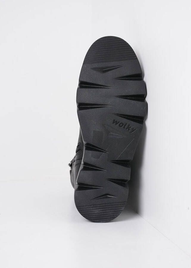 Wolky Hope XW Softy Wax Veterboots Dames Zwart