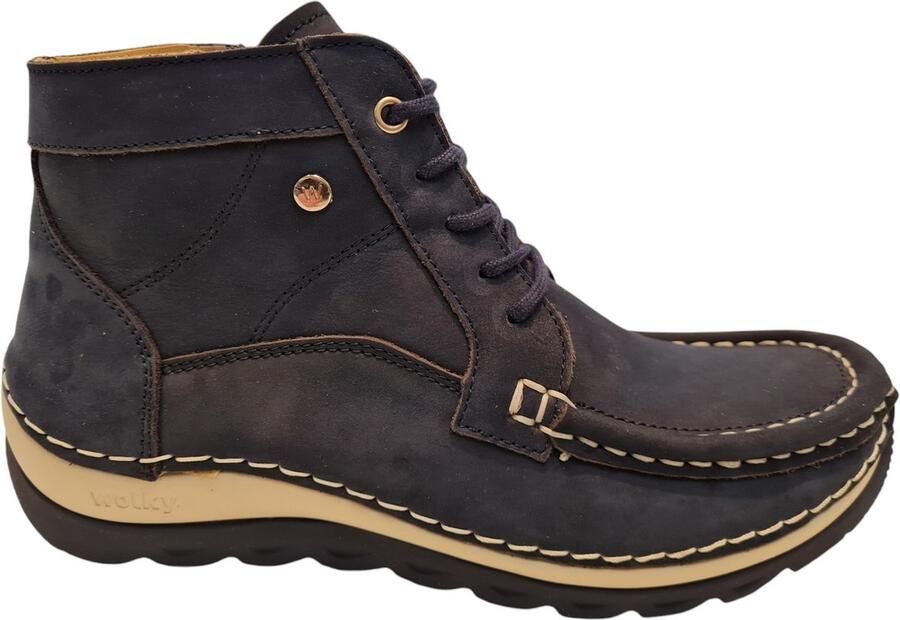 Wolky 00490110 Salado Timber nubuck Veterschoenen